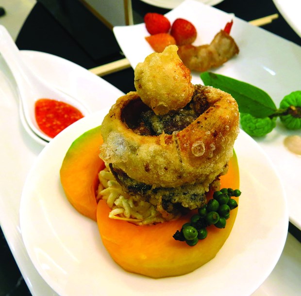 Unique Dish “Ocean Flash”