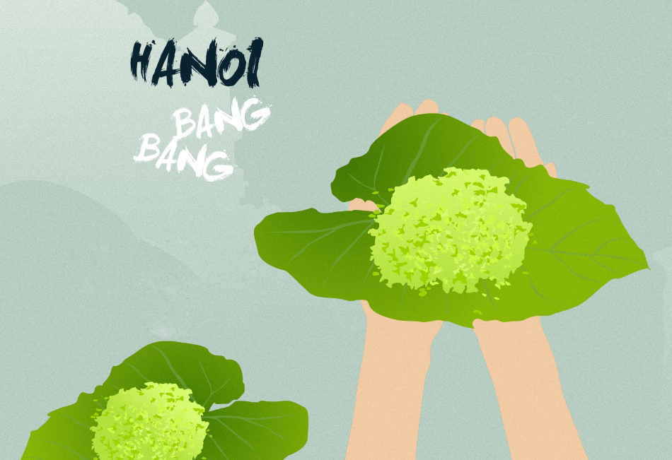 Hanoi Bang Bang II: Fall’s green rice flakes