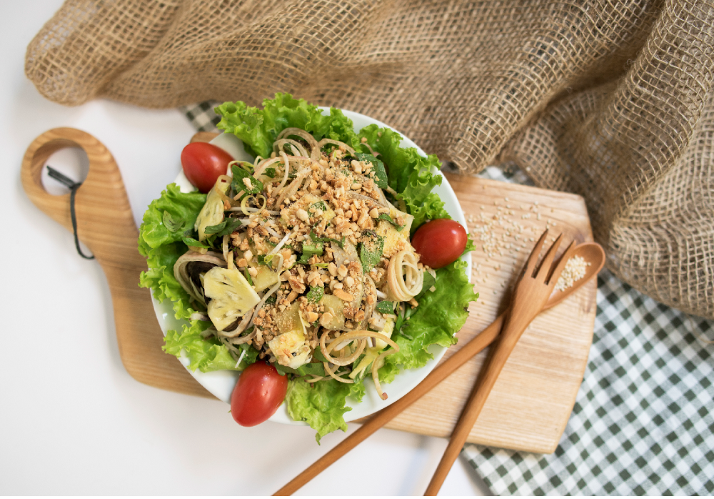 Banana Flower Salad Evokes Taste of Home